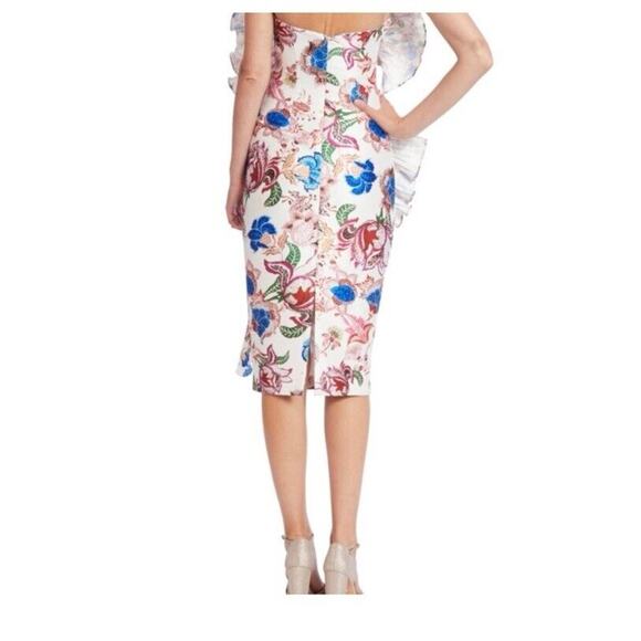 NWT Badgley Mishka Our Favorite Strapless Fan Dress. Size 10 SC3940 - Picture 7 of 8